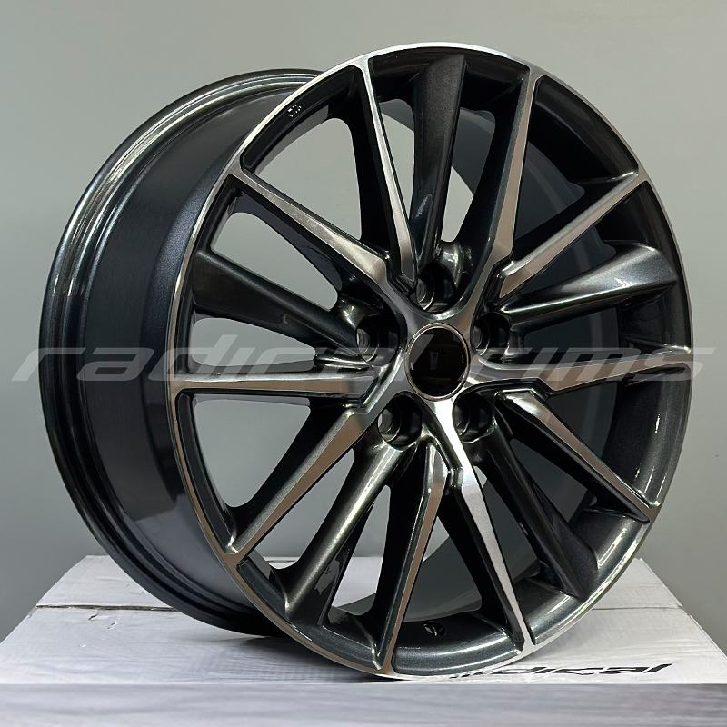 FF Wheels 1176D 18x8 5x114.3 ET45 DIA:60.1 Gunmetal Machined Face FF Wheels 1176D 18x8 5x114.3 ET45 DIA:60.1 Gunmetal Machined Face