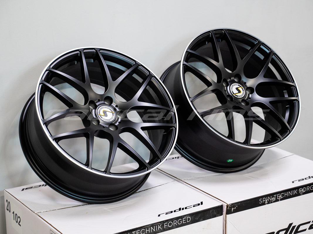 Radical Forged IND3312 19x7.5 5x112 ET28 DIA:66.56 Satin Black Machined Lip Radical Forged IND3312 19x7.5 5x112 ET28 DIA:66.56 Satin Black Machined Lip