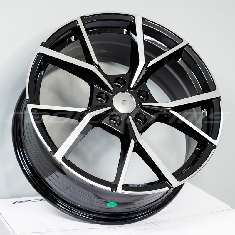 FF Wheels 1160X 18x8 5x112 ET40 DIA:66.5 Black Machined Face FF Wheels 1160X 18x8 5x112 ET40 DIA:66.5 Black Machined Face