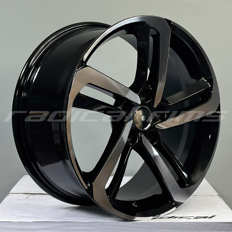 FF Wheels 5383D 18x8 5x114.3 ET40 DIA:73.1 Black Machined Face FF Wheels 5383D 18x8 5x114.3 ET40 DIA:73.1 Black Machined Face