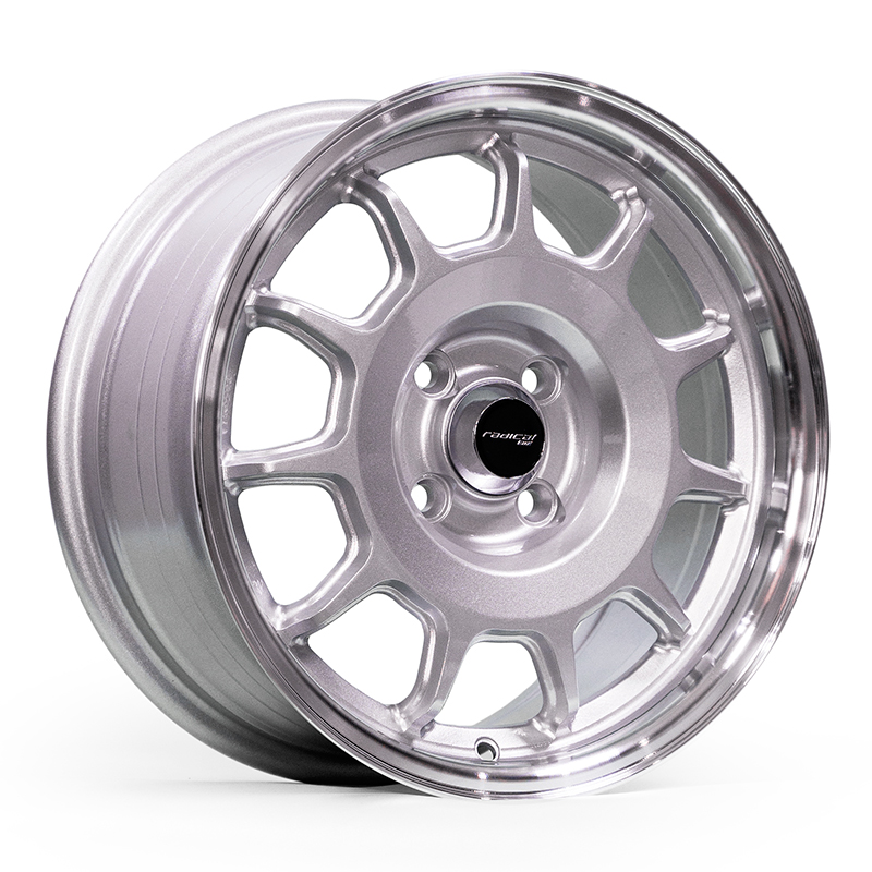 Radical STF-63 15x7 4x100 ET35 DIA:73.1 Silver Machined Lip