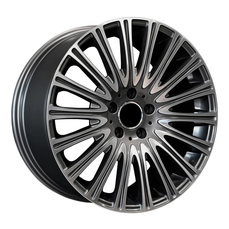 Mercedes Wheels (Replica) 18x8.5 5x112 ET45 DIA:66.56 Dark Gunmetal Machine Face+Powder Coating