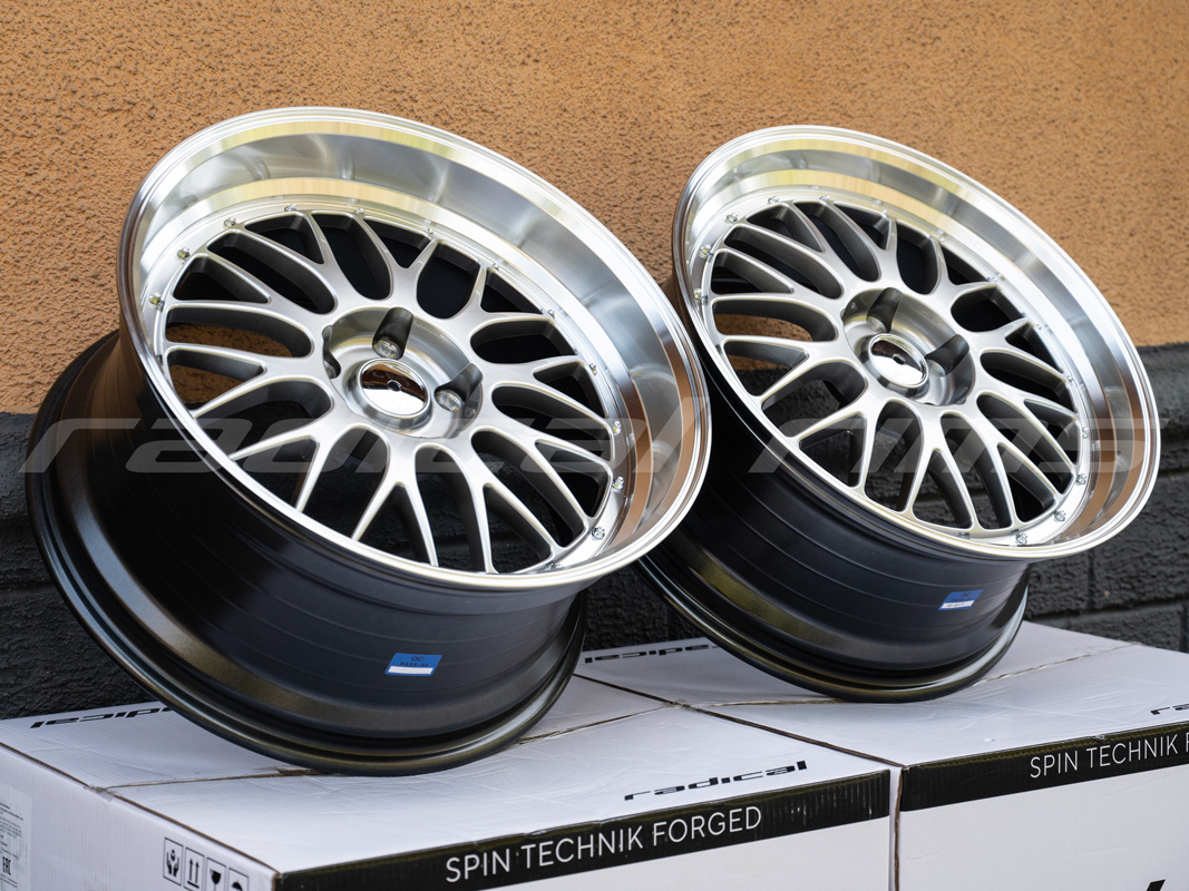 FF F098 19x8.5 5x120 ET35 DIA:72.56 Hyper Black Machined Lip