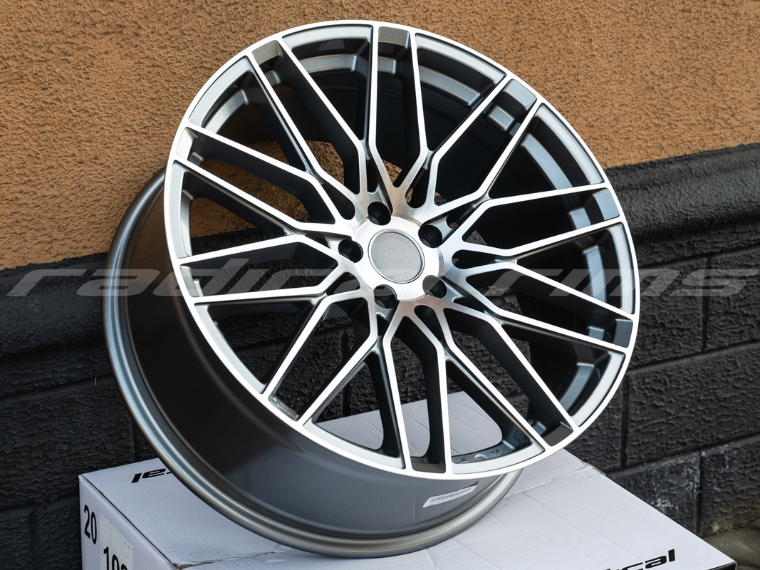 GS Wheels 369 21x9 5x112 ET36 DIA:66.6 Gunmetal Machined Face
