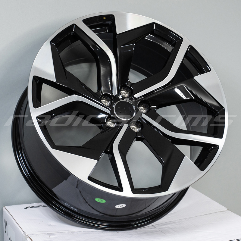 FF Wheels 5480 20x9 5x112 ET30 DIA:66.5 Black Machined Face