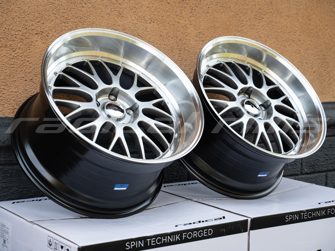 FF F098 19x10.5 5x120 ET25 DIA:72.56 Hyper Black Machined Lip