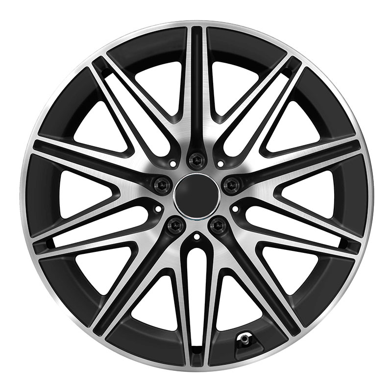 FF Wheels 156 19x9.5 5x112 ET45 DIA:66.56 Black Machined Face