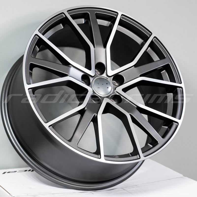 FF Wheels F9762 19x8.5 5x112 ET40 DIA:66.45 Satin Gunmetal Machined Face FF Wheels F9762 19x8.5 5x112 ET40 DIA:66.45 Satin Gunmetal Machined Face