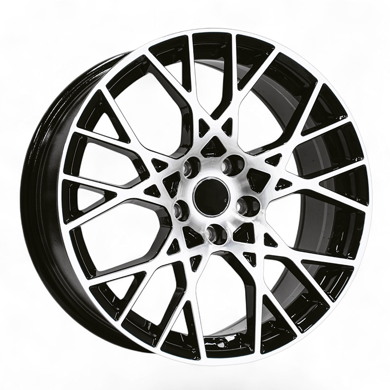 FF 3416 18x8 5x112 ET35 DIA:66.5 Black Machined Face