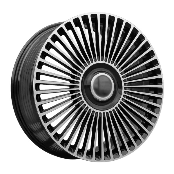 FF F3039 20x8.5 5x108 ET40 DIA:73.1 Black Machined Face