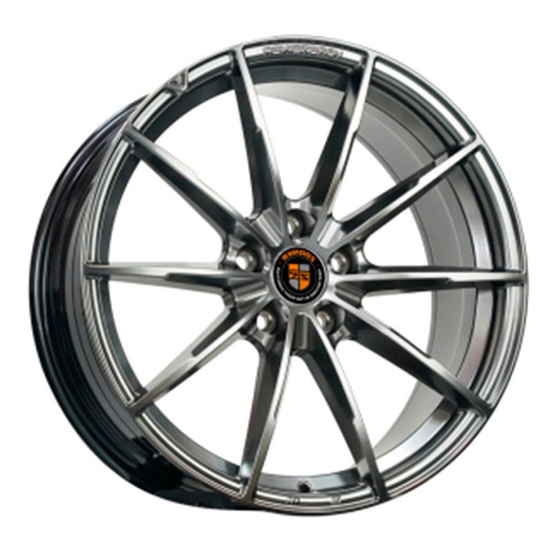 Zoomer FF109 19x9.5 5x112 ET38 DIA:66.6 Hyper Black