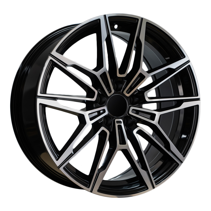 IPW 825 19x8 5x112 ET25 DIA:66.56 Black Machined Face