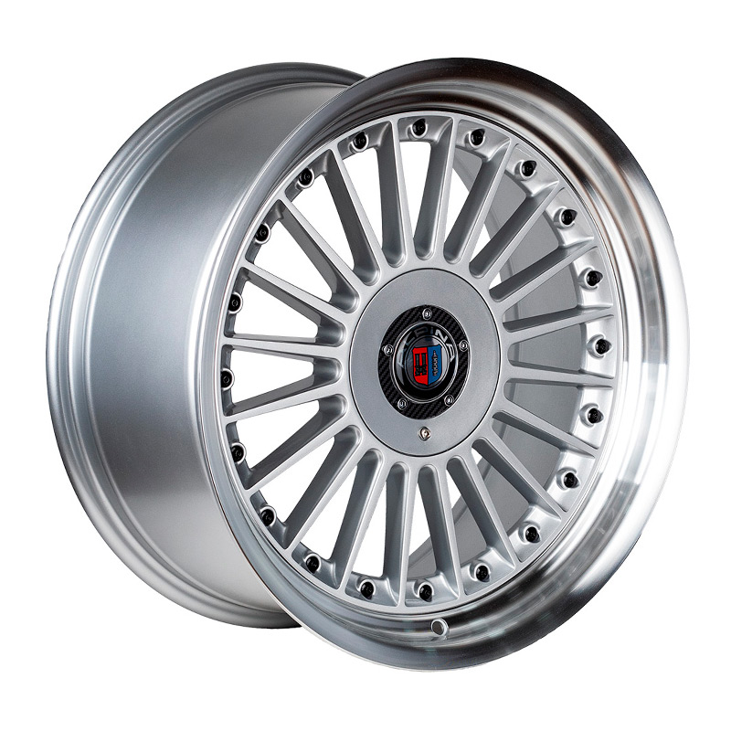 Retro ALP 3PC 19x10 5x112/5x120 ET20 DIA:74.1 Silver Machined Lip