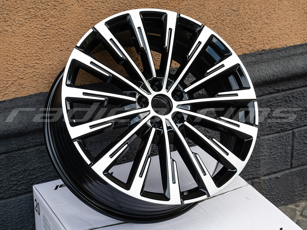 FBX437 20x8 5x108 ET51 DIA:63.5 Black Machined Face
