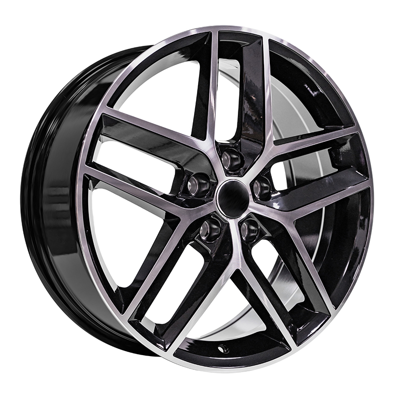 VAG FR 1426 18x7.5 5x112 ET45 DIA:57.1 Black Machine Face