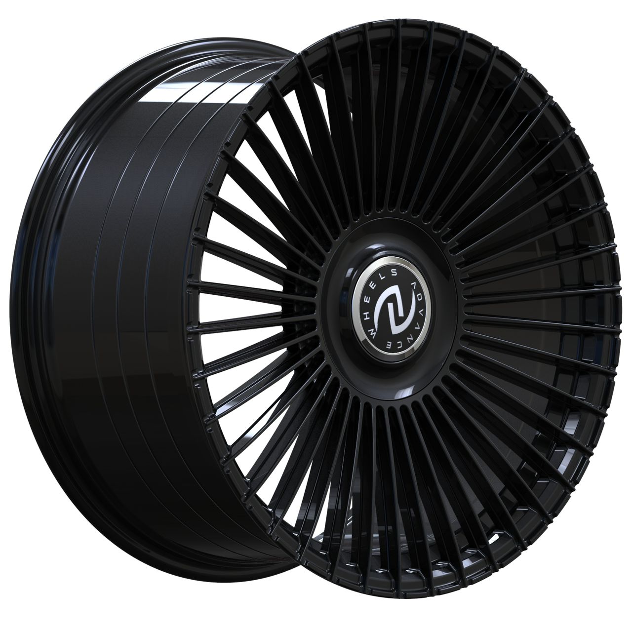 ADVANCE AV5.0 21x9 5x112 ET25 DIA:73.1 Gloss Black