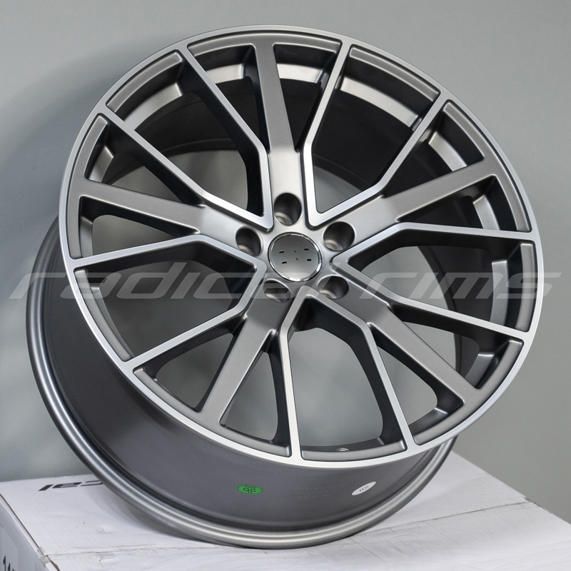 FF Wheels D5348 20x9 5x112 ET30 DIA:66.45 Matt Gunmetal Machined Face