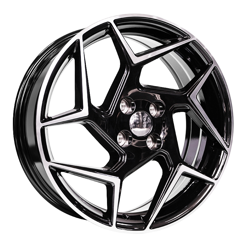 Fiesta ST Design 17x6.5 4x100 ET40 DIA:73.1 Black Machined Face