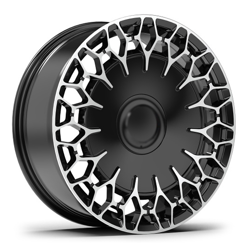 FF FA729 20x8.5 6x139.7 ET30 DIA:110.1 Black Machined Face