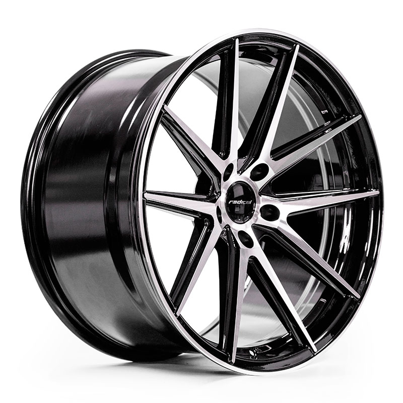 Radical STF-04 20x11 ET35 5x120 DIA:74.1 Black Machined Face