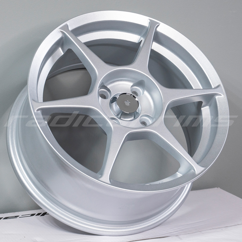 Zoomer FF68 15x7 4x100 ET35 DIA:73.1 Matt Silver