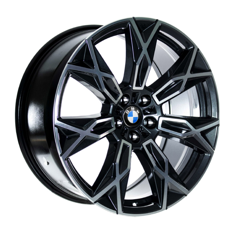 BMW 905 Style 20x10 5x112 ET45 DIA:66.6 Black Machined