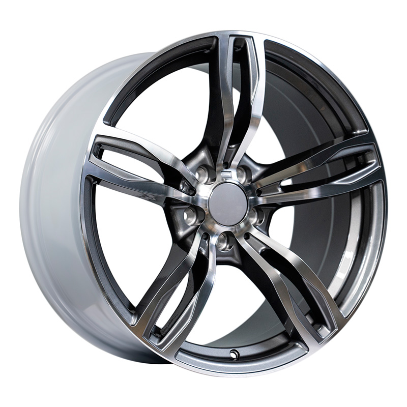 IPW 343 19x9.5 5x112 ET35 DIA:66.6 Gunmetal Machined Face