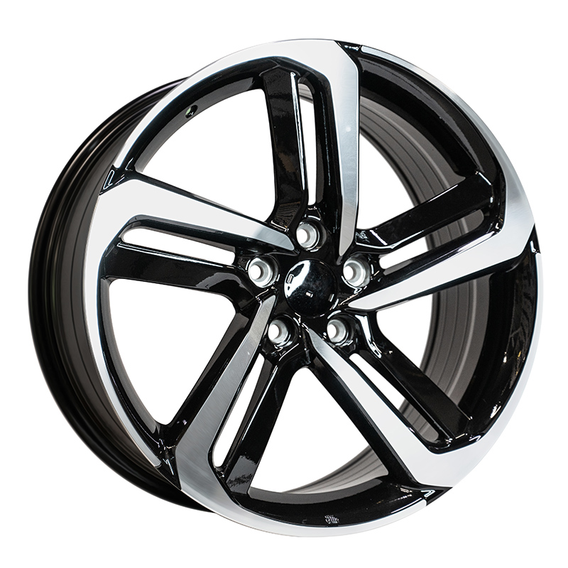 XF017 19x8.5 5x114.3 ET50 DIA:64.1 Black Machined Face