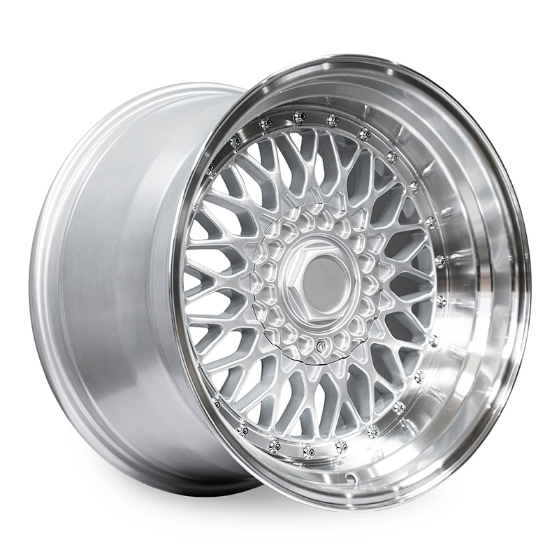 DARE RS 16x9 5x112/5x120 ET15 DIA:74.1 Silver Machined Lip