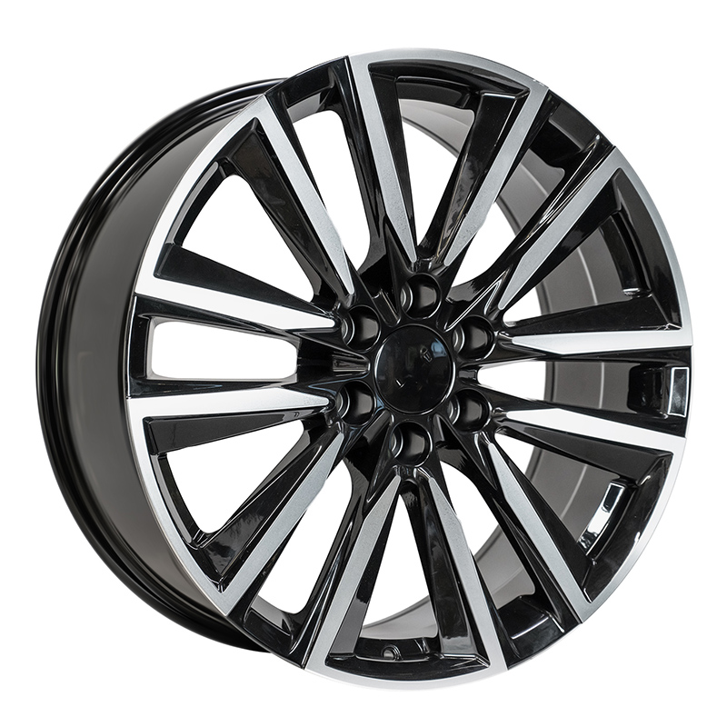 FF KT034 22x9 6x139.7 ET31 DIA:78.1 Black Machined Face