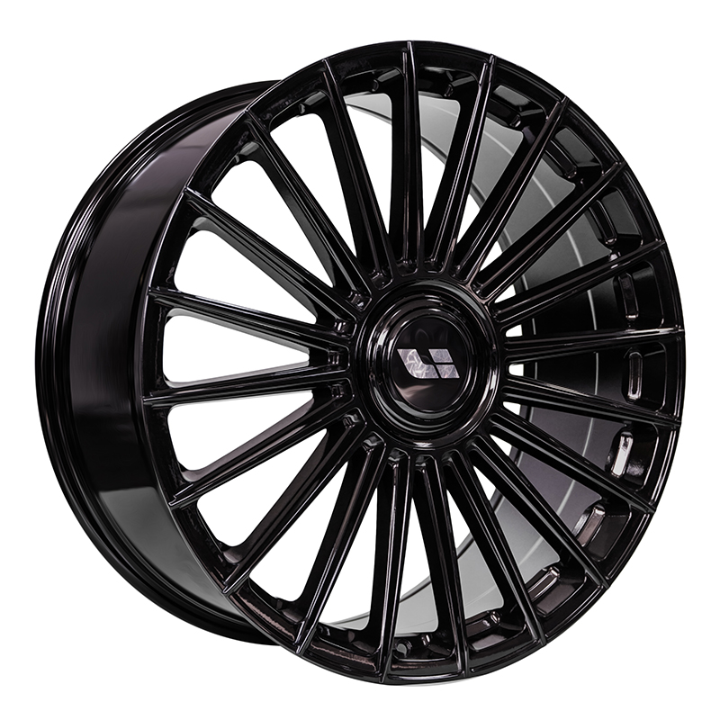 ZETA Multi Spoke 22x9.5 5x120 ET40 DIA:74.1 Gloss Black