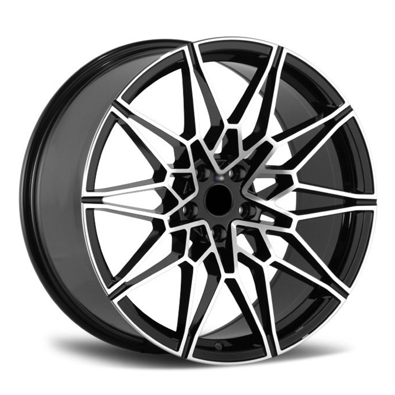 FF A375F 20x8.5 5x112 ET26 DIA:66.6 Black Machined Face