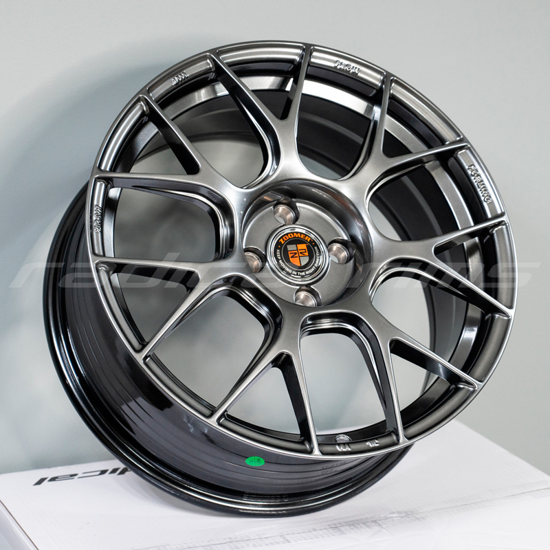 Zoomer ZR-V7 17x7.5 4x100 ET38 DIA:73.1 Hyper Black