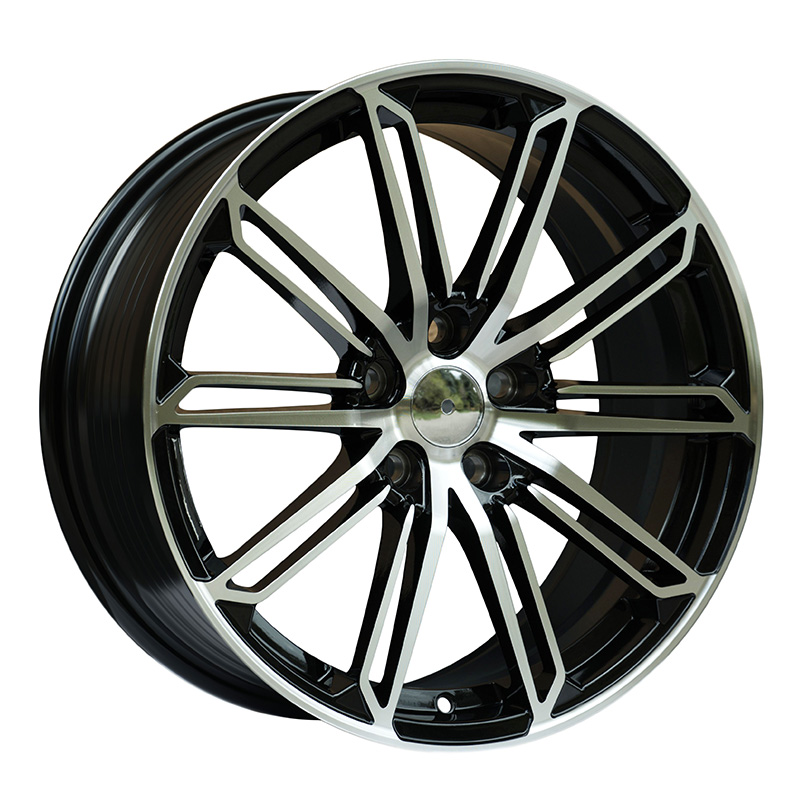 FF 025 18x8 5x114.3 ET35 DIA:60.1 Black Machined Face